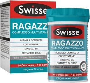 Swisse Linea Vitamine Minerali Multivitaminico Ragazzo Integratore 60 Compresse