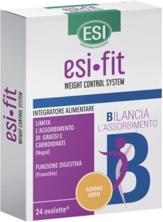 Esi Linea Controllo Del Peso Fit Azione Urto Integratore Alimentare 24 Ovalette