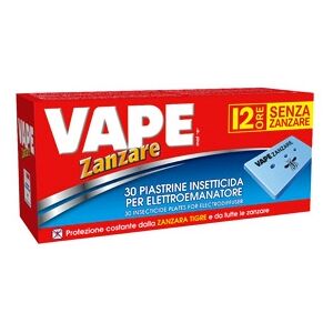 Vape Linea Insetti Volanti Insetto-Repellente 30 Piastrine Per Elettroemanatore