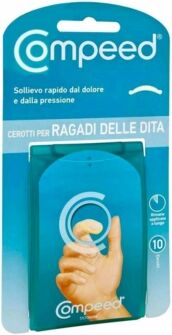 Compeed Linea Cura Delle Mani E Dei Piedi Cerotti Ragadi Dita Mani 10 Unità