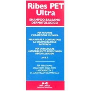 N.B.F. Lanes S.r.l. N.B.F. Lanes Linea Animali Domestici Ribes Pet Ultra Shampoo Cani E Gatti 200 Ml