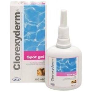 ICF Farmaceutici Linea Animali Domestici Clorexyderm Spot Gel Cani Gatti 100 Ml