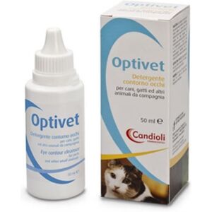 Candioli Veterinaria Candioli Linea Animali Domestici Optivet Detergente Oculare Cani Gatti 50 Ml