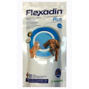 Vetoquinol Linea Animali Domestici Flexadin Plus Gatti Cani Piccoli 90 Tavolette