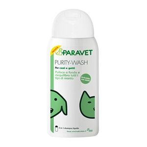 Paravet Linea Animali Domestici Cura E Igiene Cani E Gatti Purity Wash 200 Ml