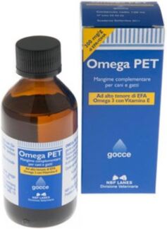 N.B.F. Lanes S.r.l. N.B.F. Lanes Linea Animali Domestici Omega Pet Cani E Gatti Soluzione 100 Ml