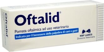 N.B.F. Lanes S.r.l. N.B.F. Lanes Linea Animali Domestici Oftalid Pomata Palpebre Cani E Gatti 20 Ml