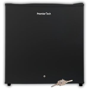 PremierTech® PremierTech PT-FR32BK Mini Freezer Congelatore verticale con chiave 31 litri -24 gradi 4 Stelle **** Classe E 47 x 45 x 51cm 39dB BLACK