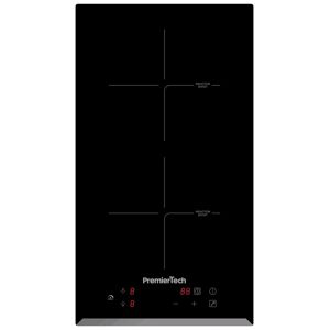 PremierTech® <![CDATA[PT-PC2I PremierTech Piano Cottura Induzione 30cm 2 Fuochi da incasso Funzione Boost Touch Control Display Led Vetro Front Edge]]>