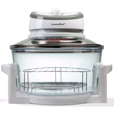 PremierTech® PremierTech PT-FA12 Forno Alogeno ad Aria Ventilato 17 litri 1400 watt cuoce senza olio Bianco PremierTech® PremierTech PT-FA12 Forno Alogeno ad Aria Ventilato 17 litri 1400 watt cuoce senza olio Bianco