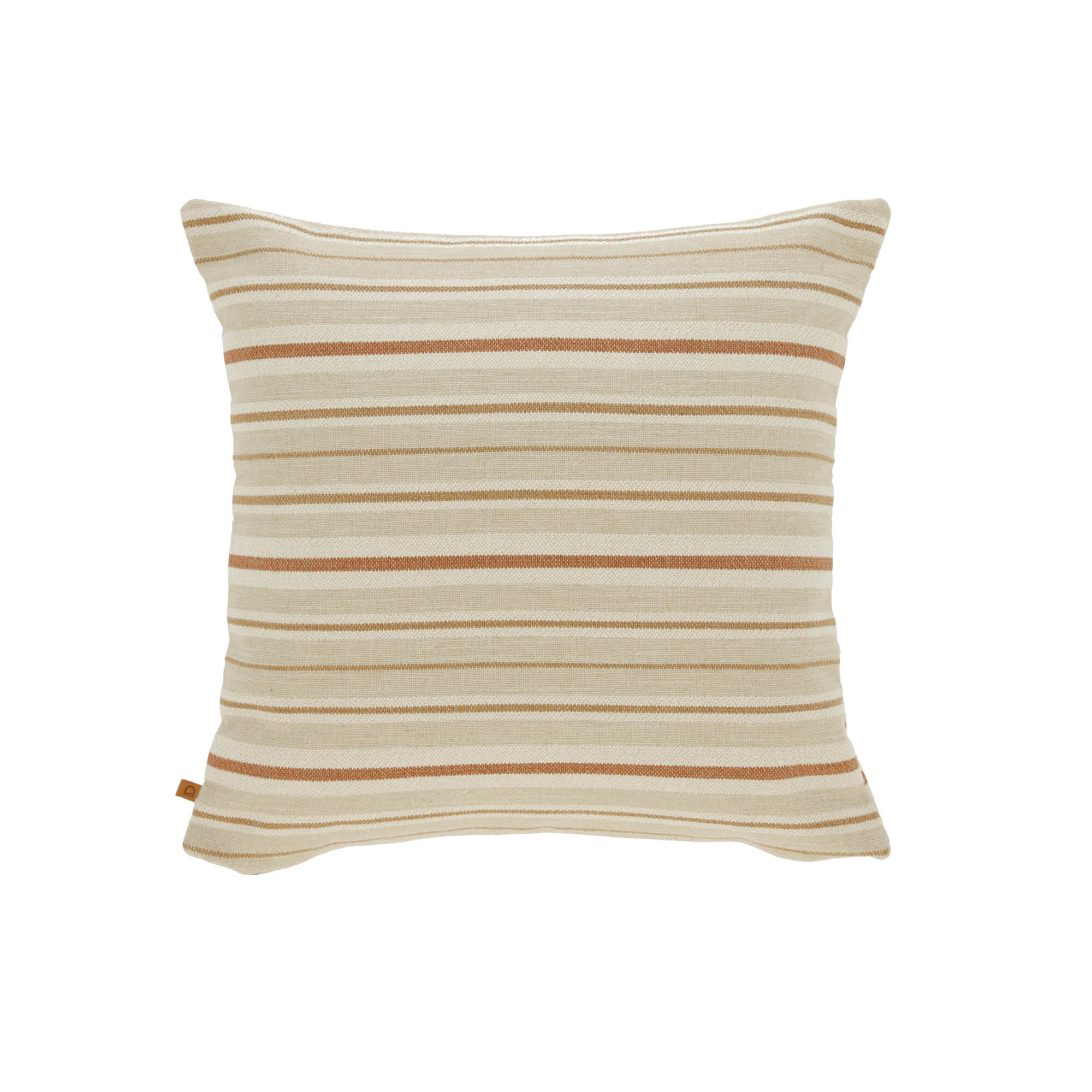 Kave Home Fodera cuscino Sydelle 45 x 45 cm a righe beige