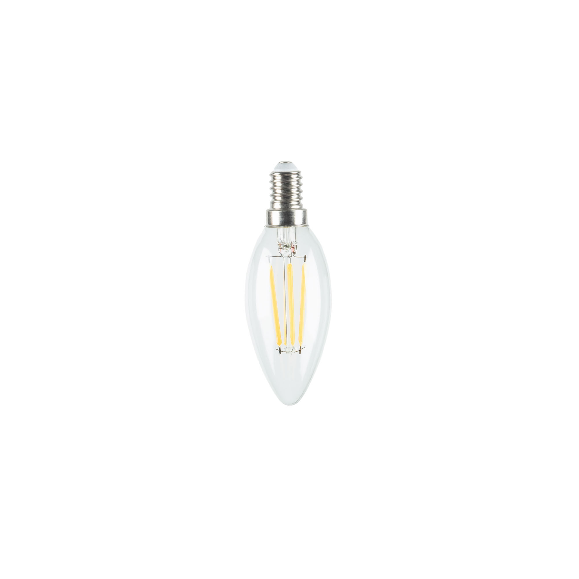 kave home lampadina led bulb e14 da 4w e 35 mm luce calda