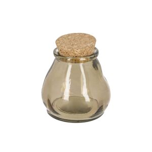 kave home barattolo rohan piccolo marrone in vetro 100% riciclato