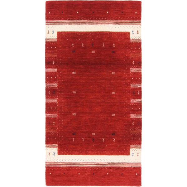 nain trading tappeto orientale loom gabbeh lori 199x101 corridore orange (india, lana, il lavoro manuale)