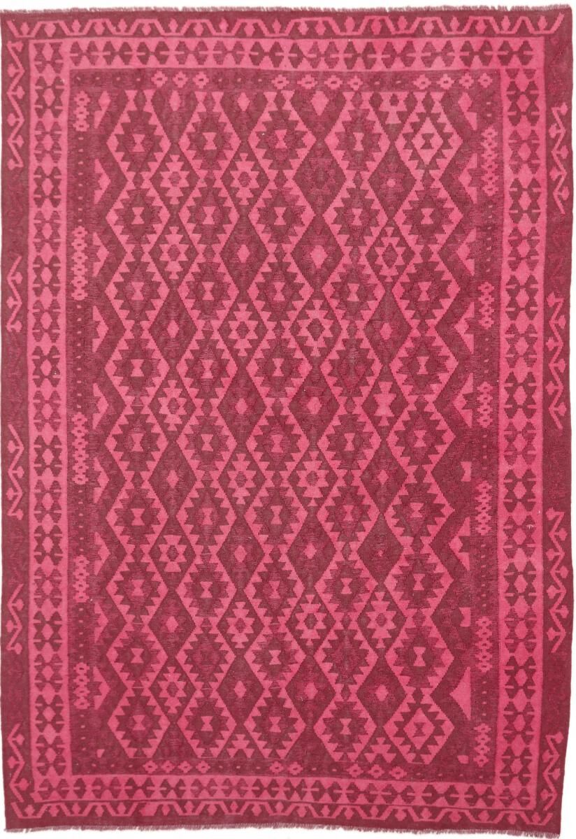 Nain Trading Tappeto Kilim Afghan Heritage Limited 292x206 Rot/Rosa (Afghanistan, Tessuto a mano, Lana)