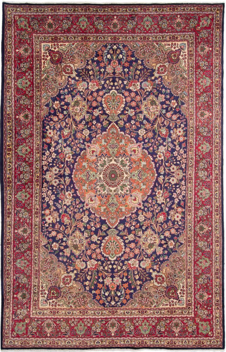Nain Trading Tappeto Persiano Tabriz 306x199 Marrone Scuro/Rosa (Annodato a mano, Persia/Iran, Lana)