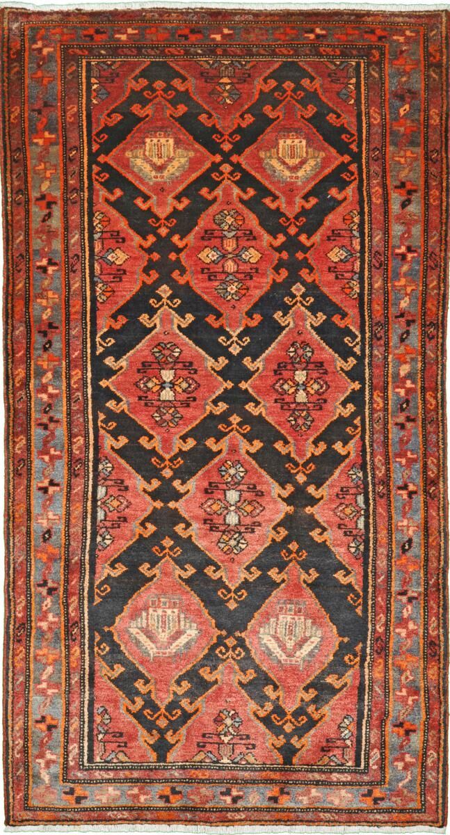 Nain Trading Tappeto Orientale Hamadan 253x134 Corridore Grigio Scuro/Marrone (Persia/Iran, Lana, Annodato a mano) Nain Trading Tappeto Orientale Hamadan 253x134 Corridore Grigio Scuro/Marrone (Persia/Iran, Lana, Annodato a mano)