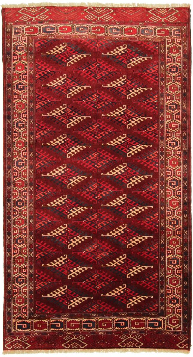 Nain Trading Tappeto Turkaman Vecchio 309x173 Marrone Scuro/Arancione (Lana, Persia/Iran, Annodato a mano) Nain Trading Tappeto Turkaman Vecchio 309x173 Marrone Scuro/Arancione (Lana, Persia/Iran, Annodato a mano)