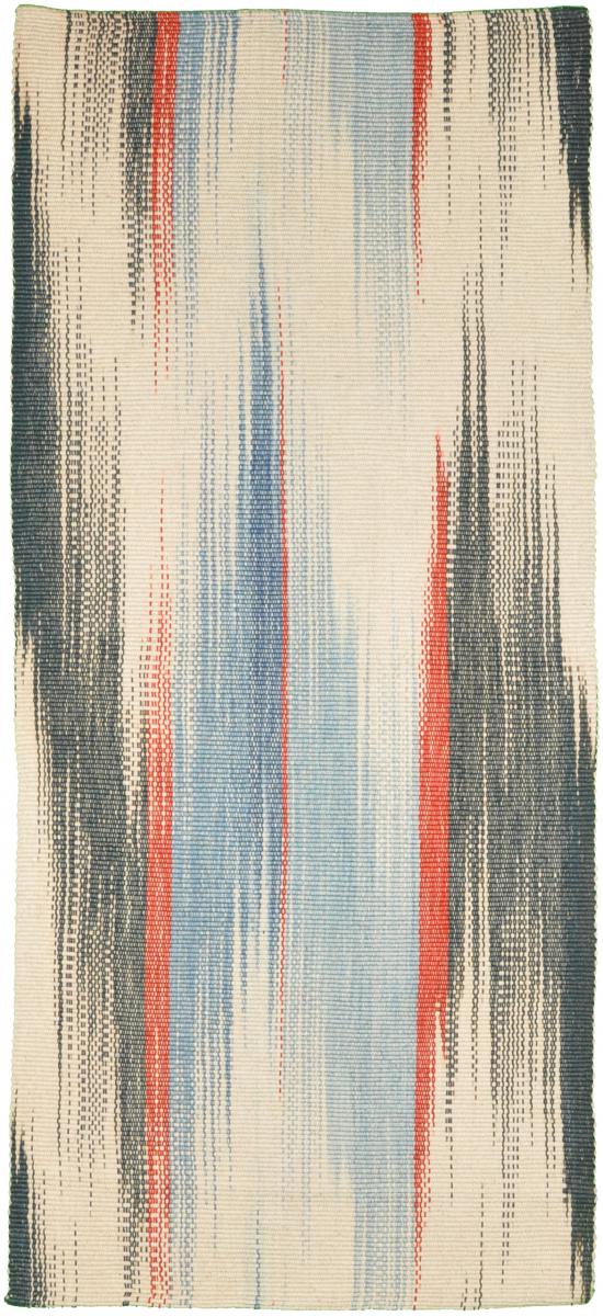 Nain Trading Tappeto Orientale Kilim Fars Design Kandou 205x89 Corridore Beige/Azzurro (Lana, Persia/Iran, Tessuto a mano) Nain Trading Tappeto Orientale Kilim Fars Design Kandou 205x89 Corridore Beige/Azzurro (Lana, Persia/Iran, Tessuto a mano)