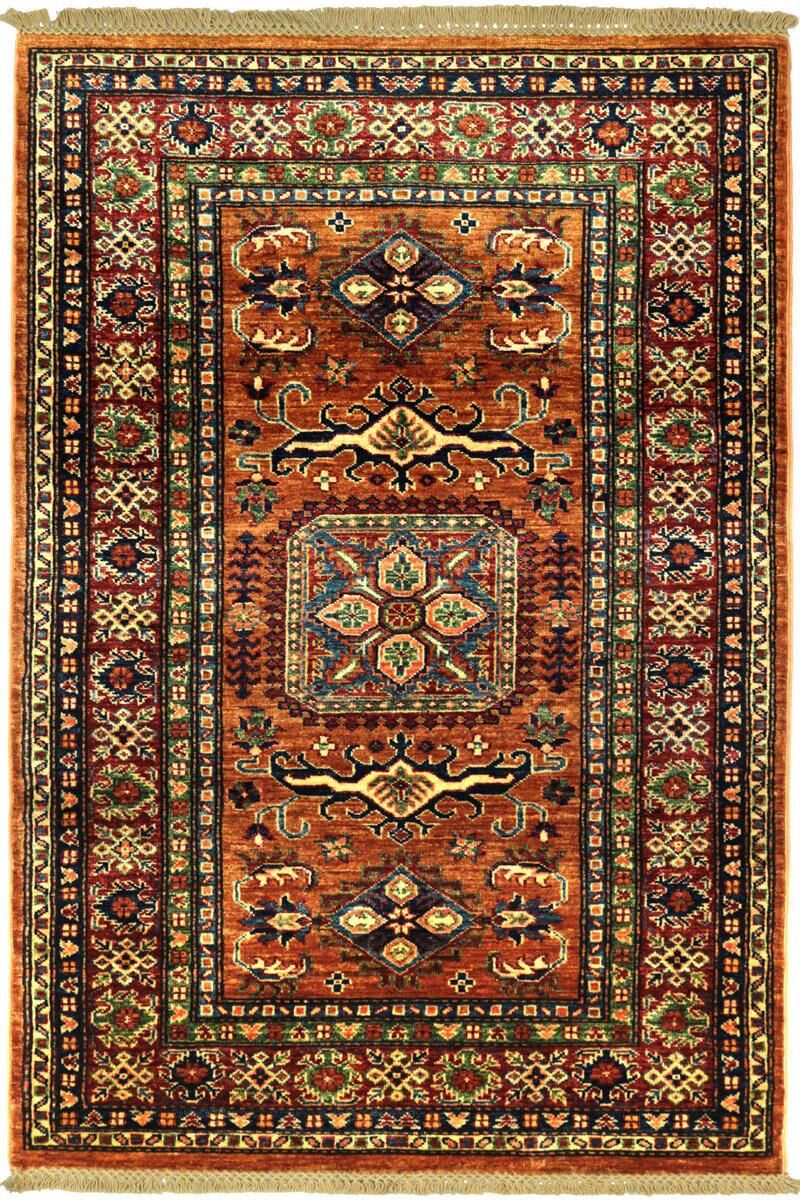 Nain Trading Tappeto Fatto A Mano Super Kazak 154x94 Marrone/Ruggine (Lana, Afghanistan) Nain Trading Tappeto Fatto A Mano Super Kazak 154x94 Marrone/Ruggine (Lana, Afghanistan)