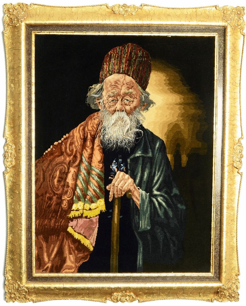 Nain Trading Tappeto Tabriz 89x67 Marrone/Giallo (Lana, Persia/Iran, Annodato a mano) Nain Trading Tappeto Tabriz 89x67 Marrone/Giallo (Lana, Persia/Iran, Annodato a mano)