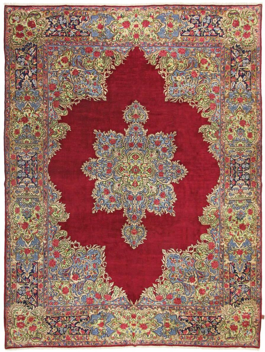 Nain Trading Tappeto Fatto A Mano Kirman 401x301 Grigio Scuro/Beige (Lana, Persia/Iran) Nain Trading Tappeto Fatto A Mano Kirman 401x301 Grigio Scuro/Beige (Lana, Persia/Iran)