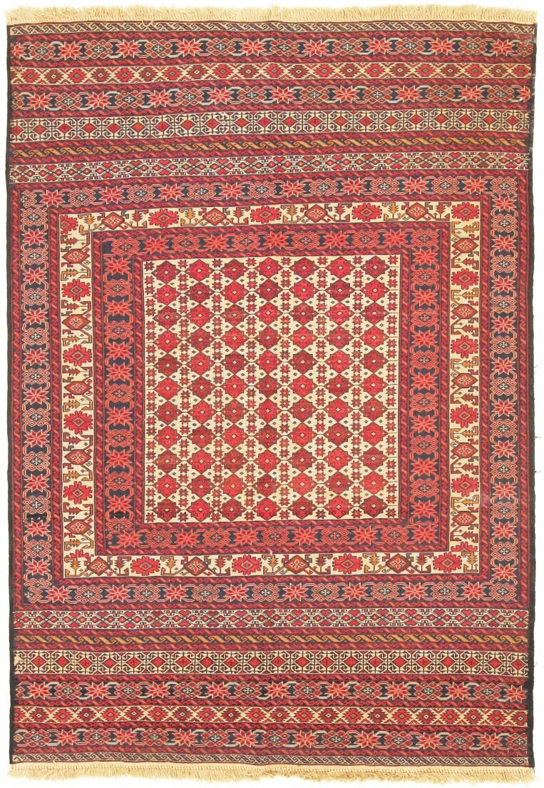 Nain Trading Tappeto Orientale Kilim Sirjan 184x125 Beige/Arancione (Afghanistan, Lana, Tessuto a mano) Nain Trading Tappeto Orientale Kilim Sirjan 184x125 Beige/Arancione (Afghanistan, Lana, Tessuto a mano)