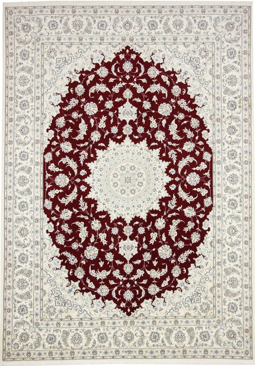 Nain Trading Tappeto Persiano Nain 9La Firmato 350x248 Beige/Marrone Scuro (Annodato a mano, Persia/Iran, Lana / Seta) Nain Trading Tappeto Persiano Nain 9La Firmato 350x248 Beige/Marrone Scuro (Annodato a mano, Persia/Iran, Lana / Seta)