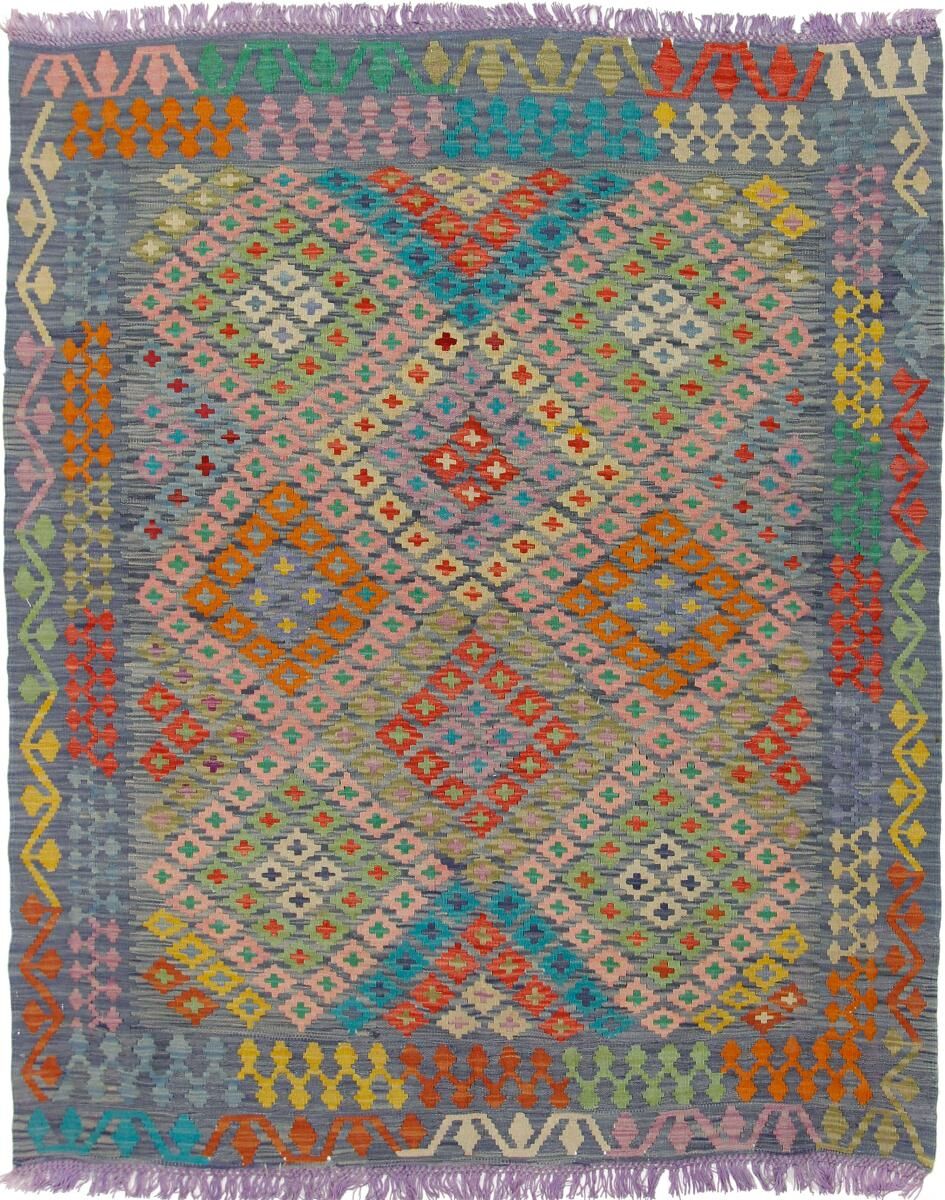 Nain Trading Tappeto Kilim Afghan Heritage 189x156 Moderna/Design Grigio Scuro/Azzurro (Tessuto a mano, Lana, Afghanistan) Nain Trading Tappeto Kilim Afghan Heritage 189x156 Moderna/Design Grigio Scuro/Azzurro (Tessuto a mano, Lana, Afghanistan)