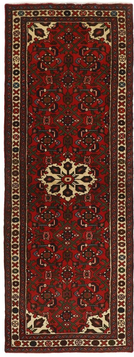 Nain Trading Tappeto Orientale Hosseinabad 191x71 Corridore Marrone Scuro/Rosso Scuro (Persia/Iran, Lana, Annodato a mano)