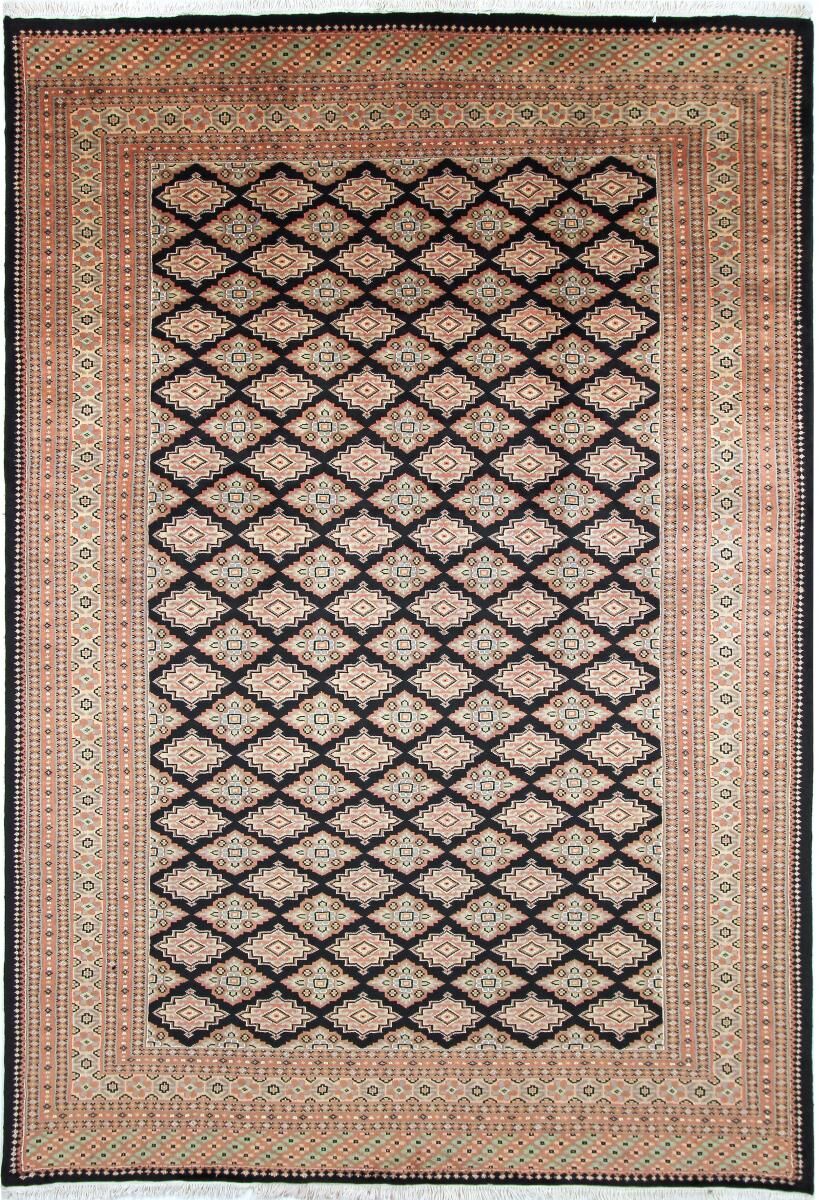 Nain Trading Tappeto Pakistan Buchara 3ply 277x190 Beige/Rosa (Lana / Seta, Pakistan, Annodato a mano)