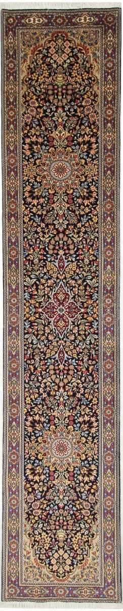Nain Trading Tappeto Fatto A Mano Kirman Rafsanjan 395x78 Corridore Grigio Scuro/Marrone Scuro (Lana, Persia/Iran) Nain Trading Tappeto Fatto A Mano Kirman Rafsanjan 395x78 Corridore Grigio Scuro/Marrone Scuro (Lana, Persia/Iran)