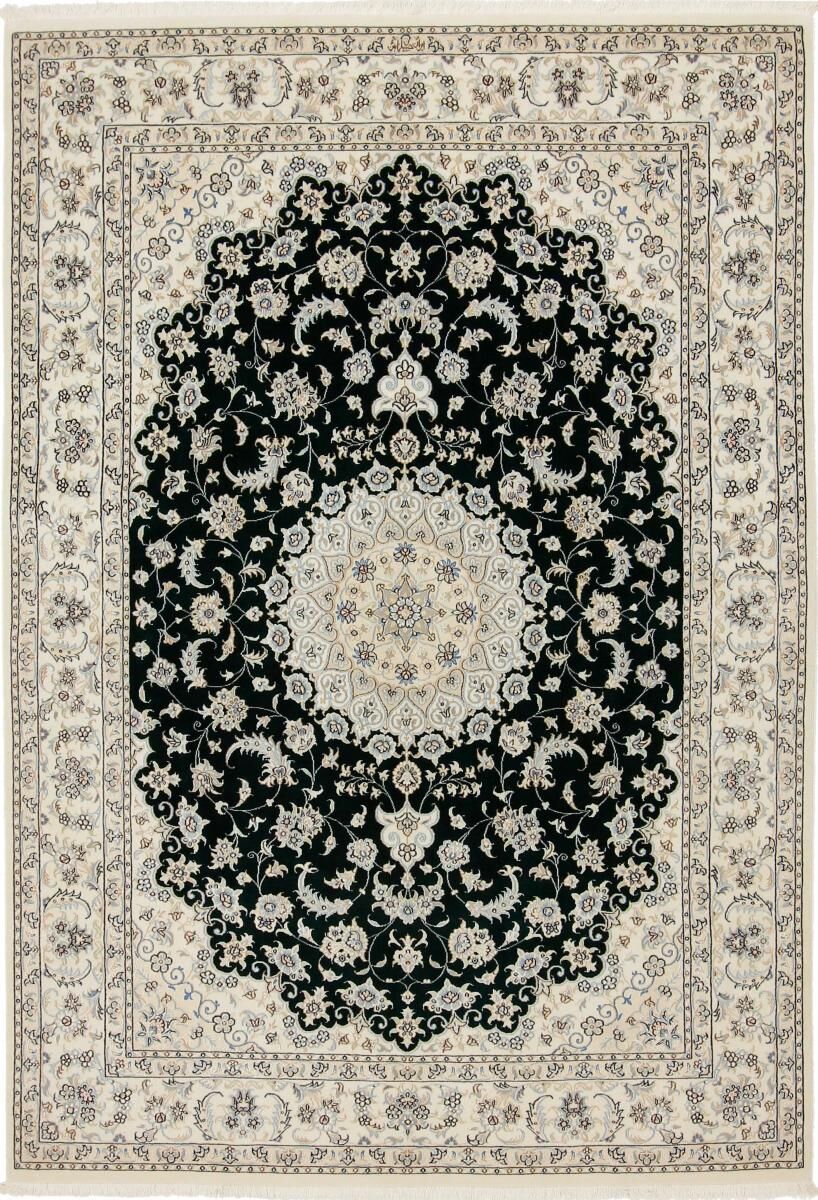 Nain Trading Tappeto Persiano Nain 9La Sherkat Firmato 242x169 Grigio Scuro/Beige (Annodato a mano, Persia/Iran, Lana) Nain Trading Tappeto Persiano Nain 9La Sherkat Firmato 242x169 Grigio Scuro/Beige (Annodato a mano, Persia/Iran, Lana)