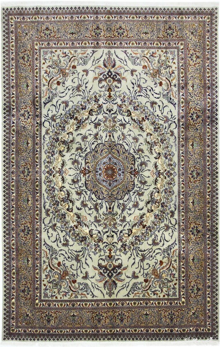 Nain Trading Tappeto Orientale Keshan 296x198 Grigio Scuro/Marrone Scuro (Persia/Iran, Lana, Annodato a mano) Nain Trading Tappeto Orientale Keshan 296x198 Grigio Scuro/Marrone Scuro (Persia/Iran, Lana, Annodato a mano)