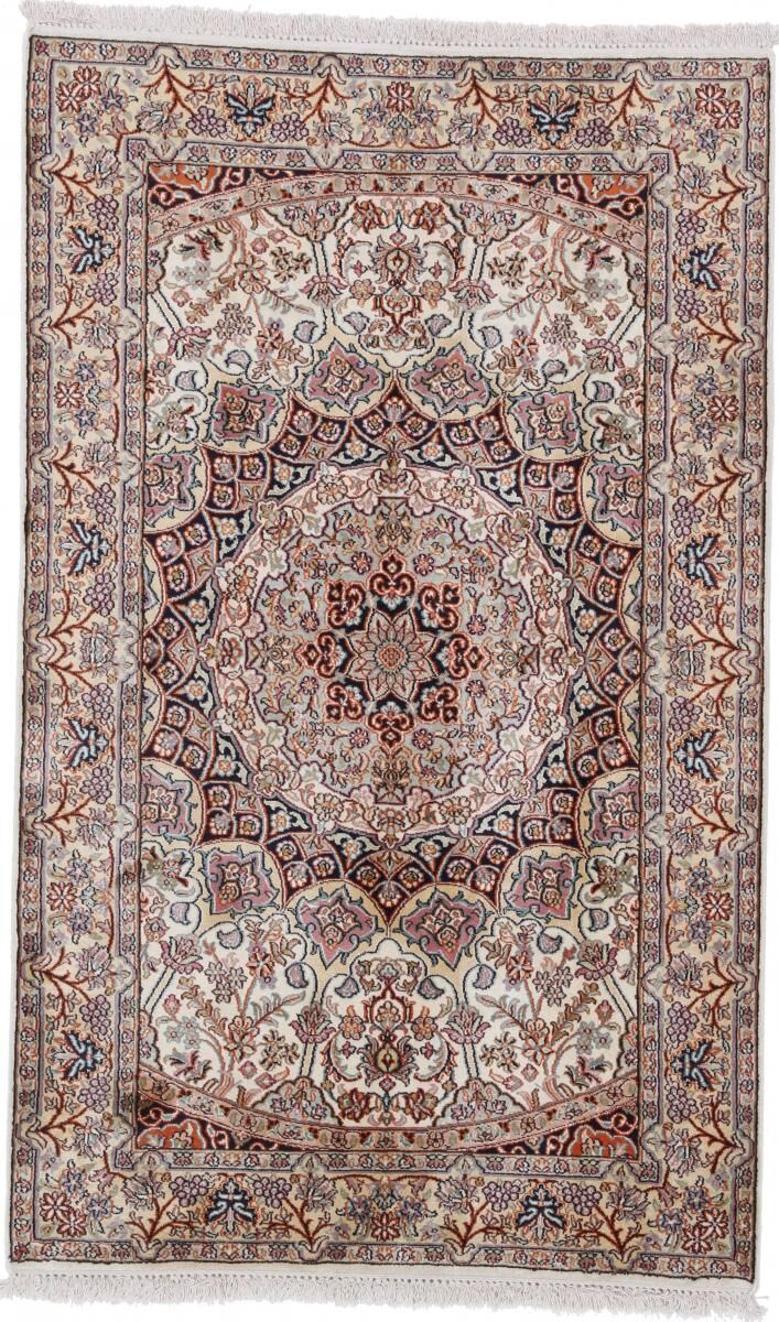 Nain Trading Tappeto Orientale Cachemire di Seta 155x97 Marrone Scuro/Viola (Seta, India, Annodato a mano) Nain Trading Tappeto Orientale Cachemire di Seta 155x97 Marrone Scuro/Viola (Seta, India, Annodato a mano)