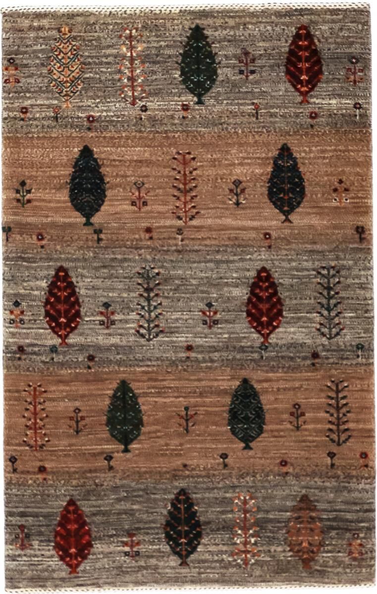 Nain Trading Tappeto Persiano Persia Gabbeh Loribaft Nowbaft 127x81 Grigio Scuro/Marrone (Annodato a mano, Persia/Iran, Lana) Nain Trading Tappeto Persiano Persia Gabbeh Loribaft Nowbaft 127x81 Grigio Scuro/Marrone (Annodato a mano, Persia/Iran, Lana)