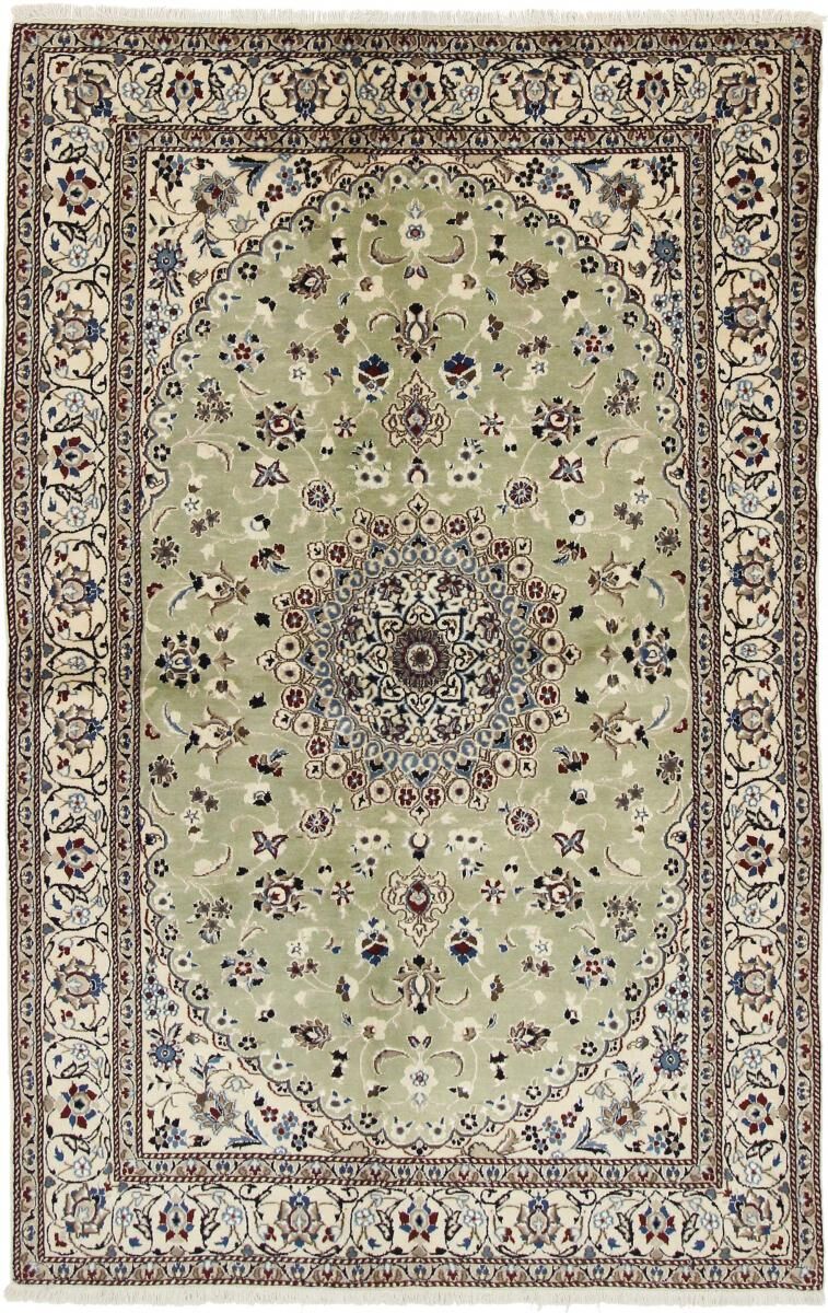 Nain Trading Tappeto Nain 9La 237x149 Grigio Scuro/Marrone Scuro (Lana / Seta, Persia/Iran, Annodato a mano)