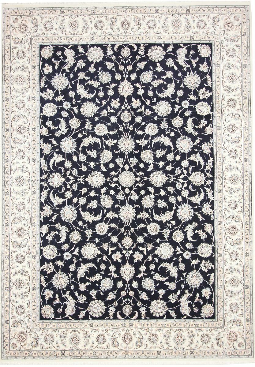 Nain Trading Tappeto Orientale Nain 9La Firmato 351x246 Grigio Scuro/Beige (Persia/Iran, Lana / Seta, Annodato a mano)