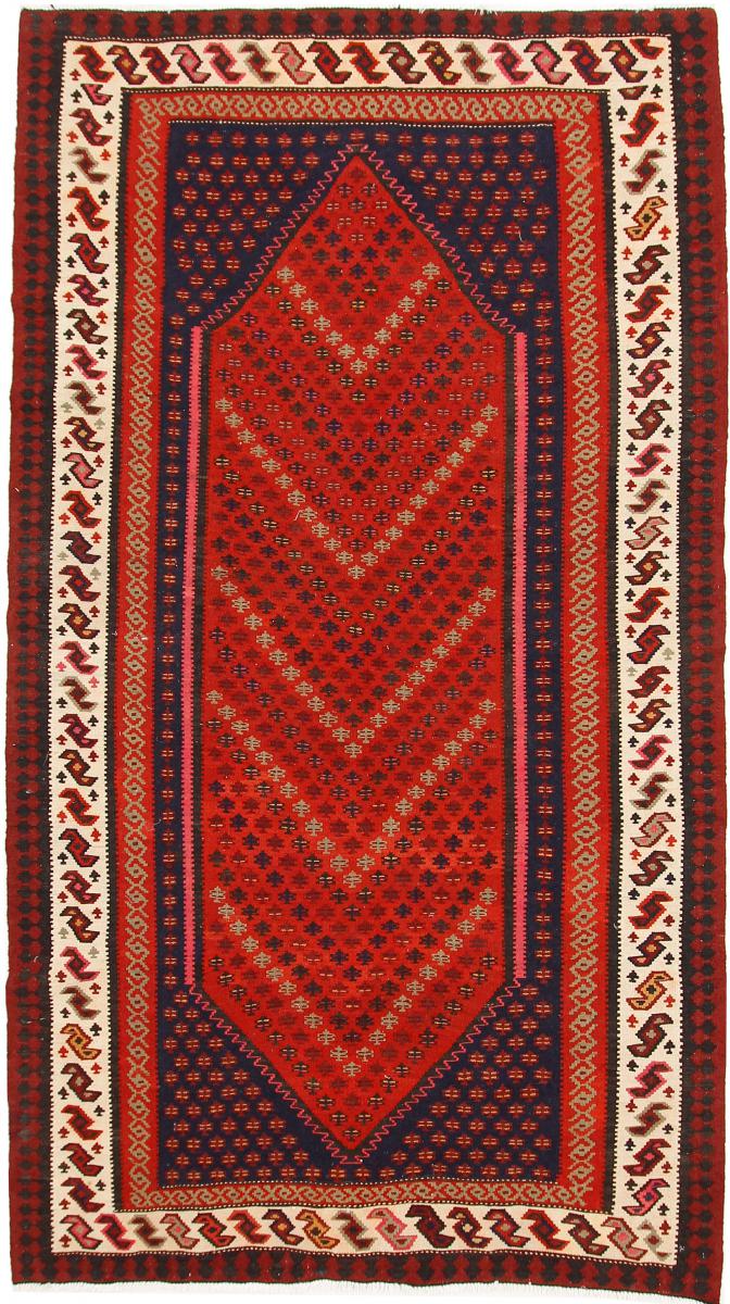 Nain Trading Tappeto Orientale Kilim Fars Azerbaijan Antico 304x170 Arancione/Rosa (Persia/Iran, Lana, Tessuto a mano) Nain Trading Tappeto Orientale Kilim Fars Azerbaijan Antico 304x170 Arancione/Rosa (Persia/Iran, Lana, Tessuto a mano)