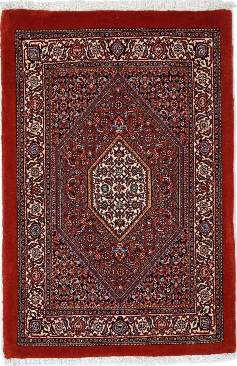 Nain Trading Tappeto Orientale Bidjar 112x75 Rosso Scuro/Viola (Persia/Iran, Lana / Seta, Annodato a mano) Nain Trading Tappeto Orientale Bidjar 112x75 Rosso Scuro/Viola (Persia/Iran, Lana / Seta, Annodato a mano)