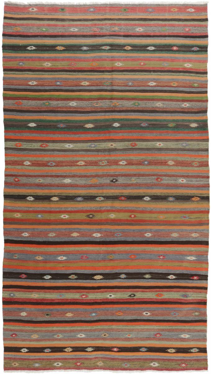 Nain Trading Tappeto Kilim Fars Antico 347x183 Corridore Beige/Marrone (Lana, Persia/Iran, Tessuto a mano)
