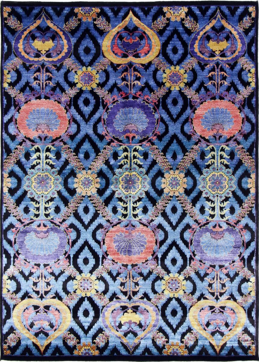 Nain Trading Tappeto Gabbeh Loribaft Design 242x173 Moderna/Design Grigio Scuro/Viola (Annodato a mano, Lana, India) Nain Trading Tappeto Gabbeh Loribaft Design 242x173 Moderna/Design Grigio Scuro/Viola (Annodato a mano, Lana, India)