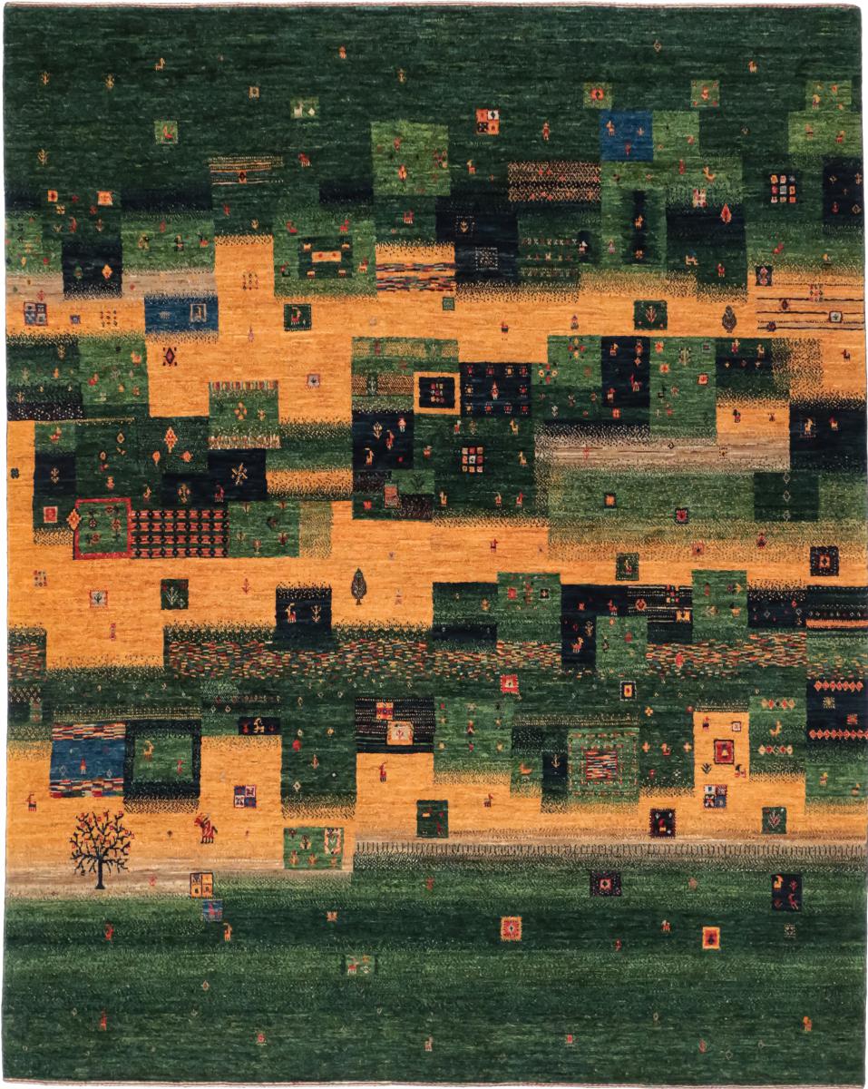 Nain Trading Tappeto Orientale Persia Gabbeh Loribaft Nowbaft 225x178 Giallo/Verde Scuro (Persia/Iran, Lana, Annodato a mano) Nain Trading Tappeto Orientale Persia Gabbeh Loribaft Nowbaft 225x178 Giallo/Verde Scuro (Persia/Iran, Lana, Annodato a mano)