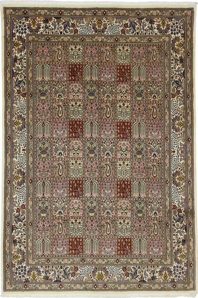 Nain Trading Tappeto Moud 297x199 Beige/Marrone Scuro (Lana / Seta, Persia/Iran, Annodato a mano) Nain Trading Tappeto Moud 297x199 Beige/Marrone Scuro (Lana / Seta, Persia/Iran, Annodato a mano)