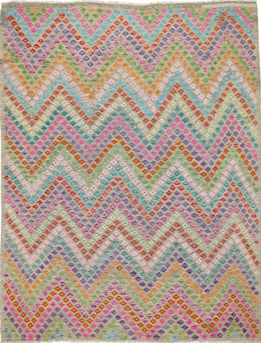 Nain Trading Tappeto Kilim Afghan 328x258 Grigio/Arancione (Afghanistan, Tessuto a mano, Lana) Nain Trading Tappeto Kilim Afghan 328x258 Grigio/Arancione (Afghanistan, Tessuto a mano, Lana)