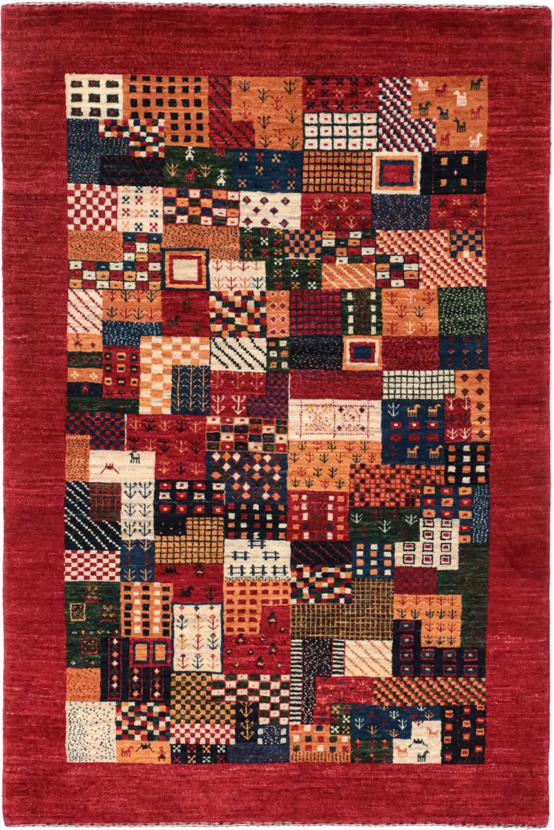 Nain Trading Tappeto Persiano Gabbeh Loribaft Nowbaft 177x119 Grigio Scuro/Rosso Scuro (Annodato a mano, Persia/Iran, Lana) Nain Trading Tappeto Persiano Gabbeh Loribaft Nowbaft 177x119 Grigio Scuro/Rosso Scuro (Annodato a mano, Persia/Iran, Lana)