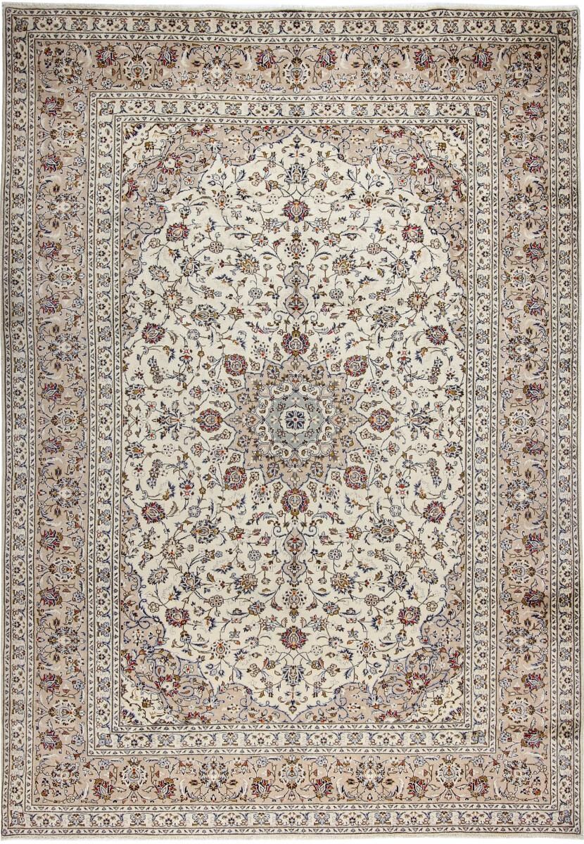 Nain Trading Tappeto Orientale Keshan 349x247 Beige/Marrone Scuro (Persia/Iran, Lana, Annodato a mano) Nain Trading Tappeto Orientale Keshan 349x247 Beige/Marrone Scuro (Persia/Iran, Lana, Annodato a mano)