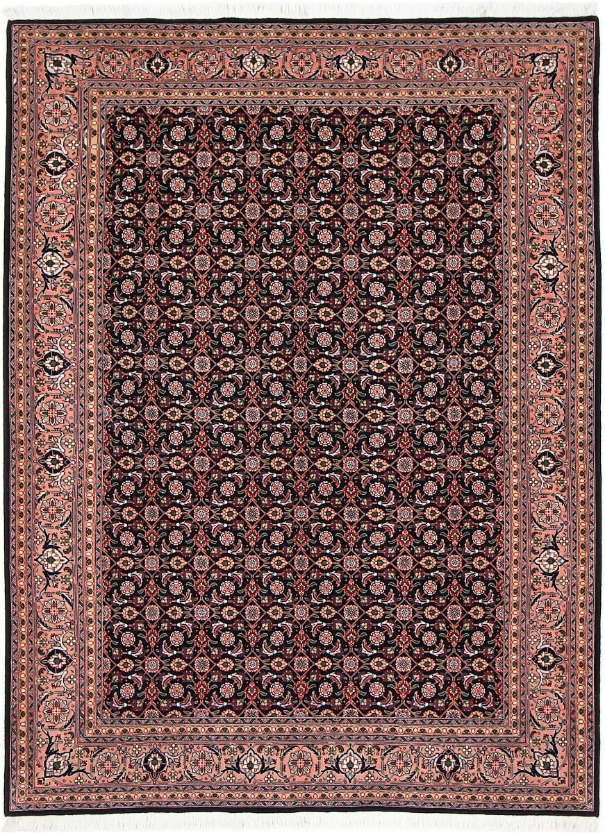 Nain Trading Tappeto Persiano Tabriz 50Raj 209x151 Viola/Rosa (Annodato a mano, Persia/Iran, Lana / Seta)