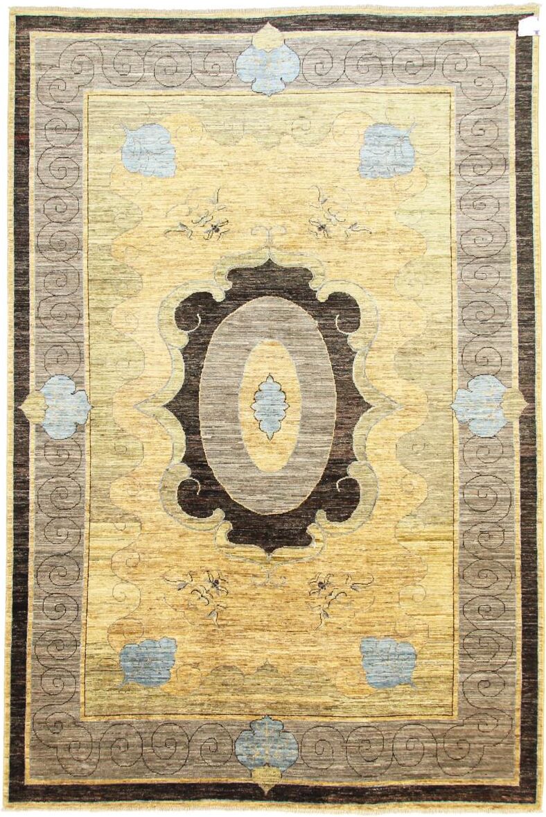 Nain Trading Tappeto Arijana Klassik 299x203 Marrone Scuro/Giallo (Pakistan, Annodato a mano, Lana) Nain Trading Tappeto Arijana Klassik 299x203 Marrone Scuro/Giallo (Pakistan, Annodato a mano, Lana)