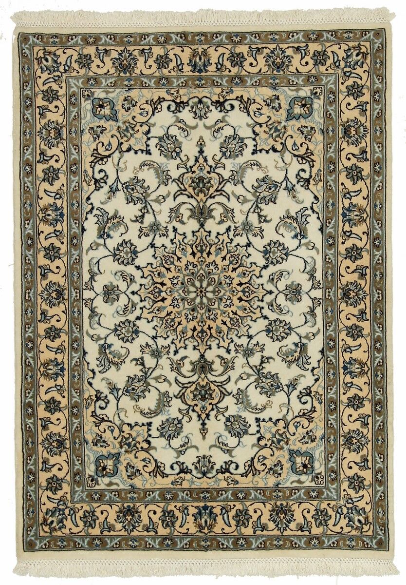 Nain Trading Tappeto Persiano Nain 9La 157x112 Beige/Marrone Scuro (Annodato a mano, Persia/Iran, Lana / Seta) Nain Trading Tappeto Persiano Nain 9La 157x112 Beige/Marrone Scuro (Annodato a mano, Persia/Iran, Lana / Seta)